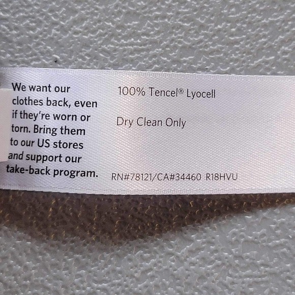 Eileen Fisher Wide Leg Pants Trouser Tencel Stretch Size 12 P Pockets Twill New - Picture 5 of 10